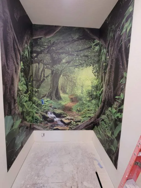 Wallpaper project in Wallingford Seattle