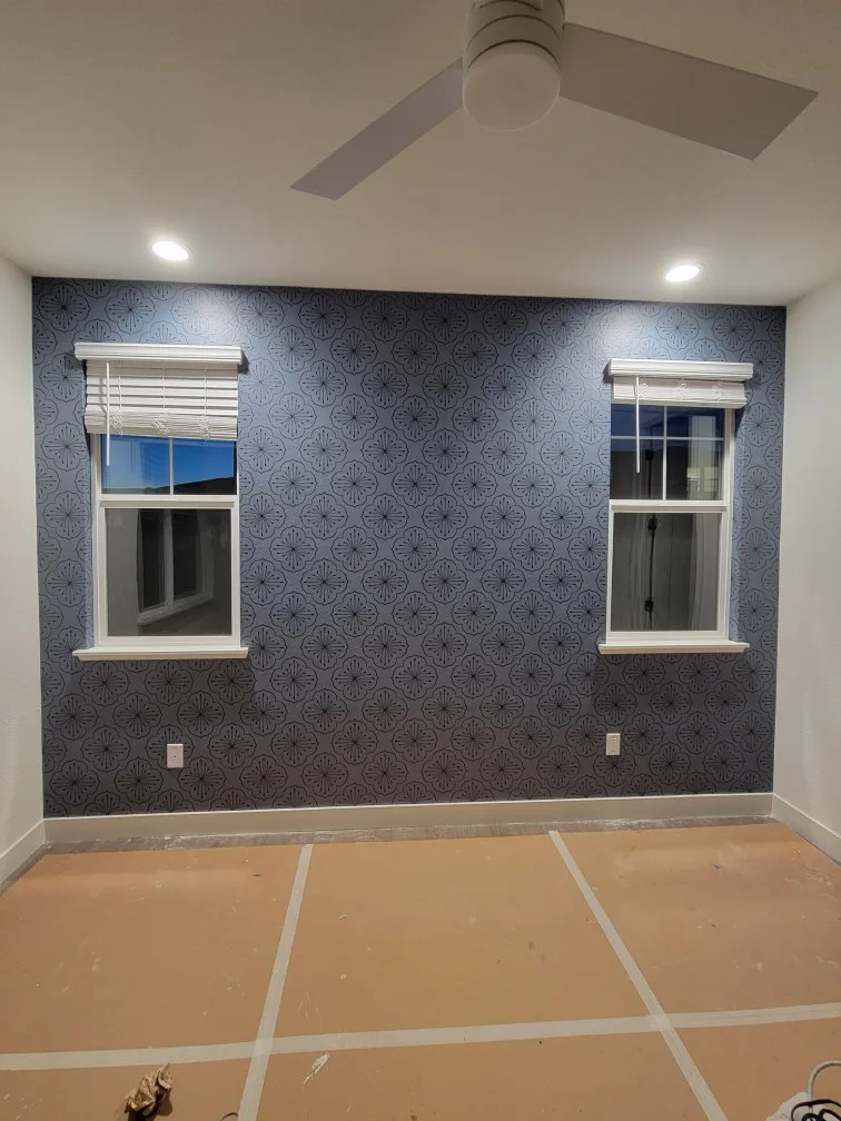 Wallpaper installation in Greenwood Seattle