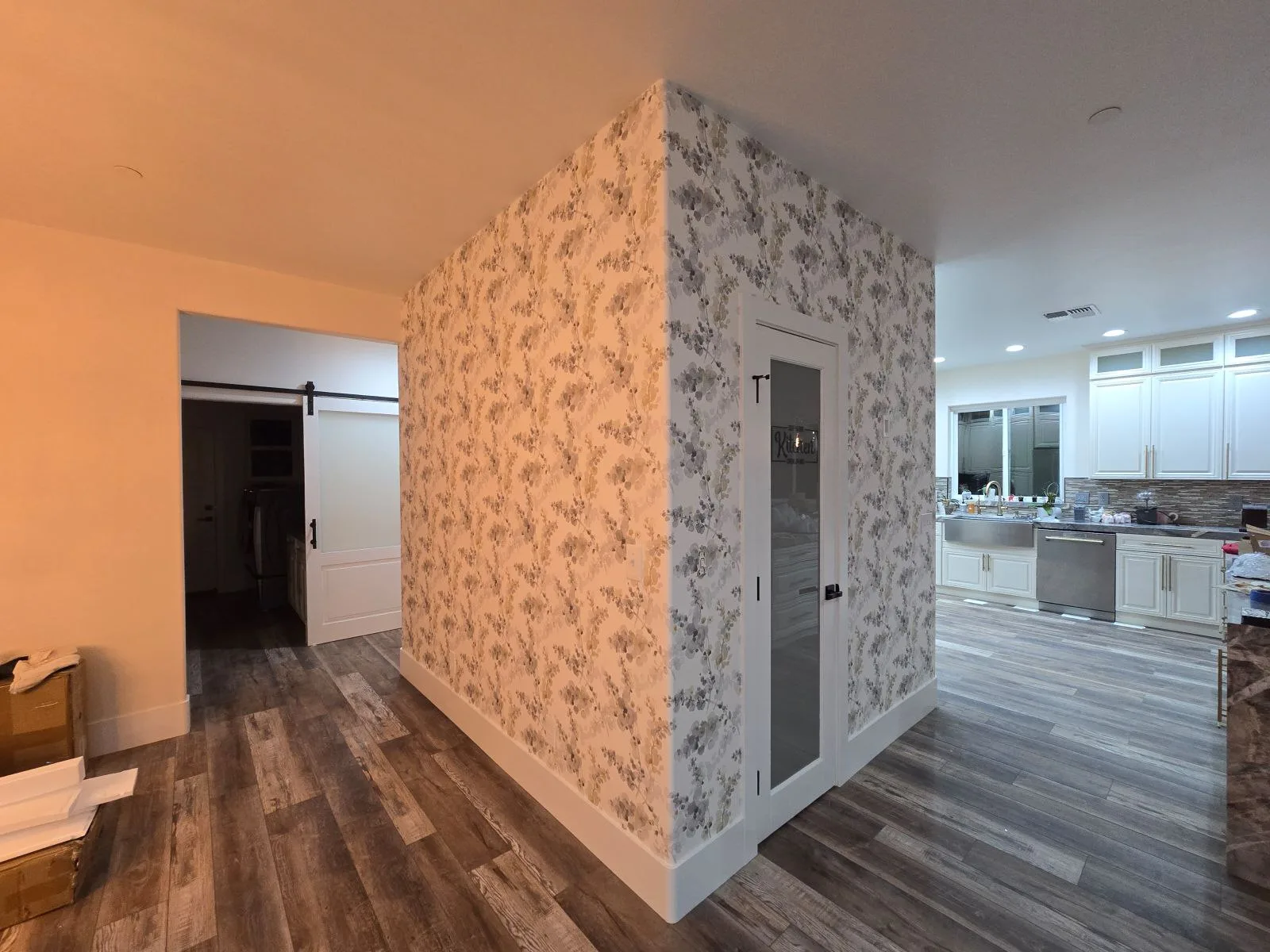 Historic home wallpaper restoration in Seattle